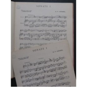 HAENDEL G. F. Sonate No 1 Violon Piano