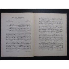 IBERT Jacques Le Roi d'Yvetot No 2 Chant Piano 1930