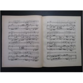 BACH J. S. Air dans la Sterbe Cantate Chant Piano 1897