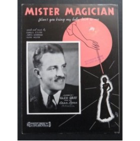 O'FLYNN CAVANAUGH WELDON Mister Magician Chant Piano 1934