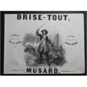 MUSARD Brise-Tout Piano 1850