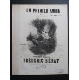 BÉRAT Frédéric Un premier amour Nanteuil Chant Piano ca1840