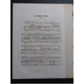 BÉRAT Frédéric Un premier amour Nanteuil Chant Piano ca1840