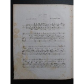 ADAM Adolphe Belle et Jolie Chant Piano ca1830