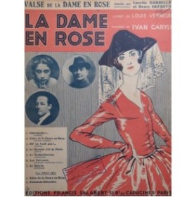 CARYL Ivan Valse de la dame en rose Chant Piano 1916