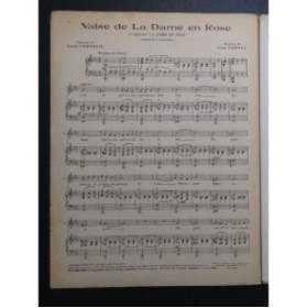 CARYL Ivan Valse de la dame en rose Chant Piano 1916