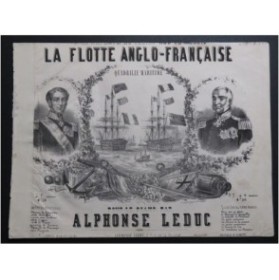 LEDUC Alphonse La Flotte Anglo-Française Piano ca1848