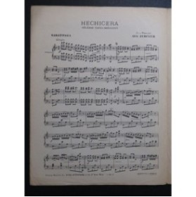 ZURFLUH Aug. Hechicera Piano 1917