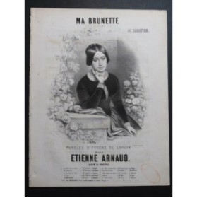 ARNAUD Étienne Ma Brunette Chant Piano ca1845