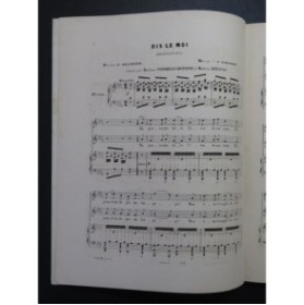 SCHUBERT Franz Dis le moi Piano Chant ca1840