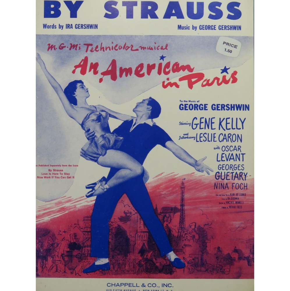 GERSHWIN George An American in Paris By Strauss Chant Piano