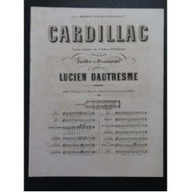 DAUTRESME Lucien Cardillac No 11 Chant Piano ca1870