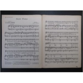 MORGAN Carey Grenwich Village Follies Snow Flake Chant Piano 1921