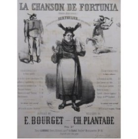 PLANTADE Charles La Chanson de Fortunia ca1840