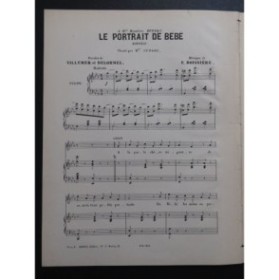 BOISSIÈRE F. Le Portrait de Bébé Chant Piano ca1880