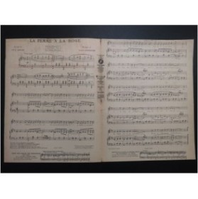 GABAROCHE Gaston La Femme à la Rose Chant Piano 1921