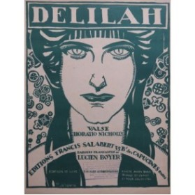 NICHOLLS Horatio Delilah Piano 1917