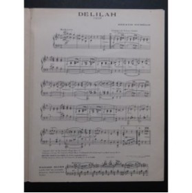NICHOLLS Horatio Delilah Piano 1917