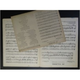 MORETTI Raoul Je Glisse Chant Piano 1924