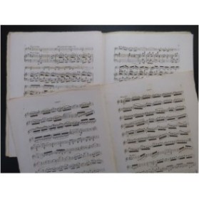 LOUIS N. Fantaisie sur Marco Spada Auber Violon Piano ca1853