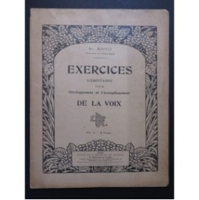 BOUVET Max Exercices pour la Voix Dédicace 1907