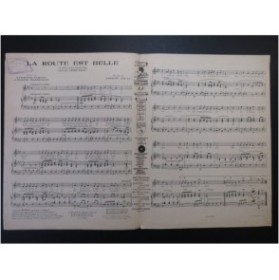 SZULC Joseph La route est belle Chant Piano 1930