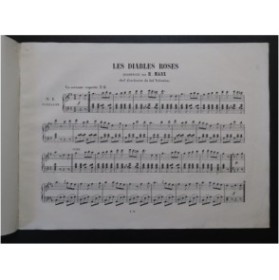 MARX Henri Les Diables Roses Piano ca1850