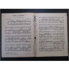 MORETTI Raoul Mio Padre Chant Piano 1928