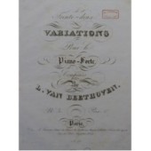 BEETHOVEN Trente-deux Variations Piano ca1827
