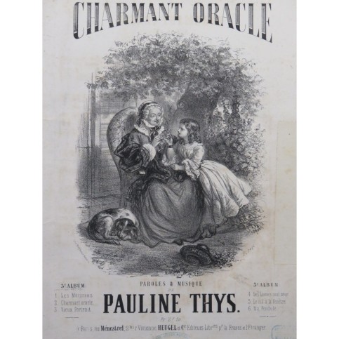 THYS Pauline Charmant Oracle Chant Piano ca1850