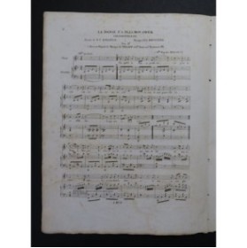 BRUGUIÈRE Edouard La danse n'a plus mon amour Chant Piano ca1840