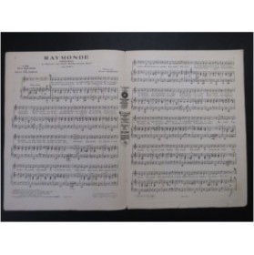 MORETTI Raoul Raymonde Chant Piano 1926