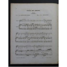 BOIELDIEU Adrien Fleur des amours Chant Piano ca1850