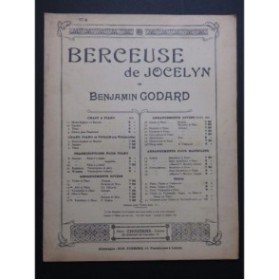 GODARD Benjamin Berceuse de Jocelyn Piano ca1890