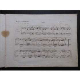 LEDUC Alphonse Les Petits Chasseurs Quadrille Piano 4 mains ca1840