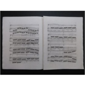 WEBER Lyre et Glaive No 4 Prière pendant la Bataille Chant Piano ca1838