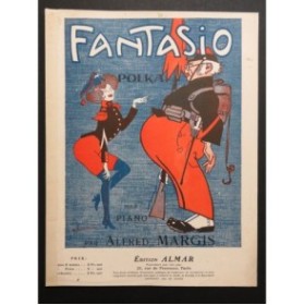 MARGIS Alfred Fantasio Polka Piano 1907