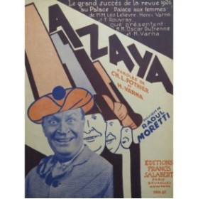 MORETTI Raoul Azaya ! Chant Piano 1926