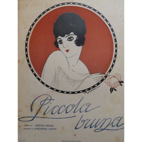 LAMA Gaetano Piccola Bruna Chant Piano 1920