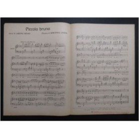 LAMA Gaetano Piccola Bruna Chant Piano 1920