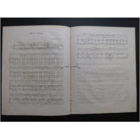 PUGET Loïsa Mon pays Chant Piano 1839
