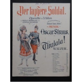 STRAUS Oscar Tiralala ! Piano 1908