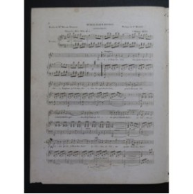 MASINI F. Petite fleur des bois Chant Piano ca1840