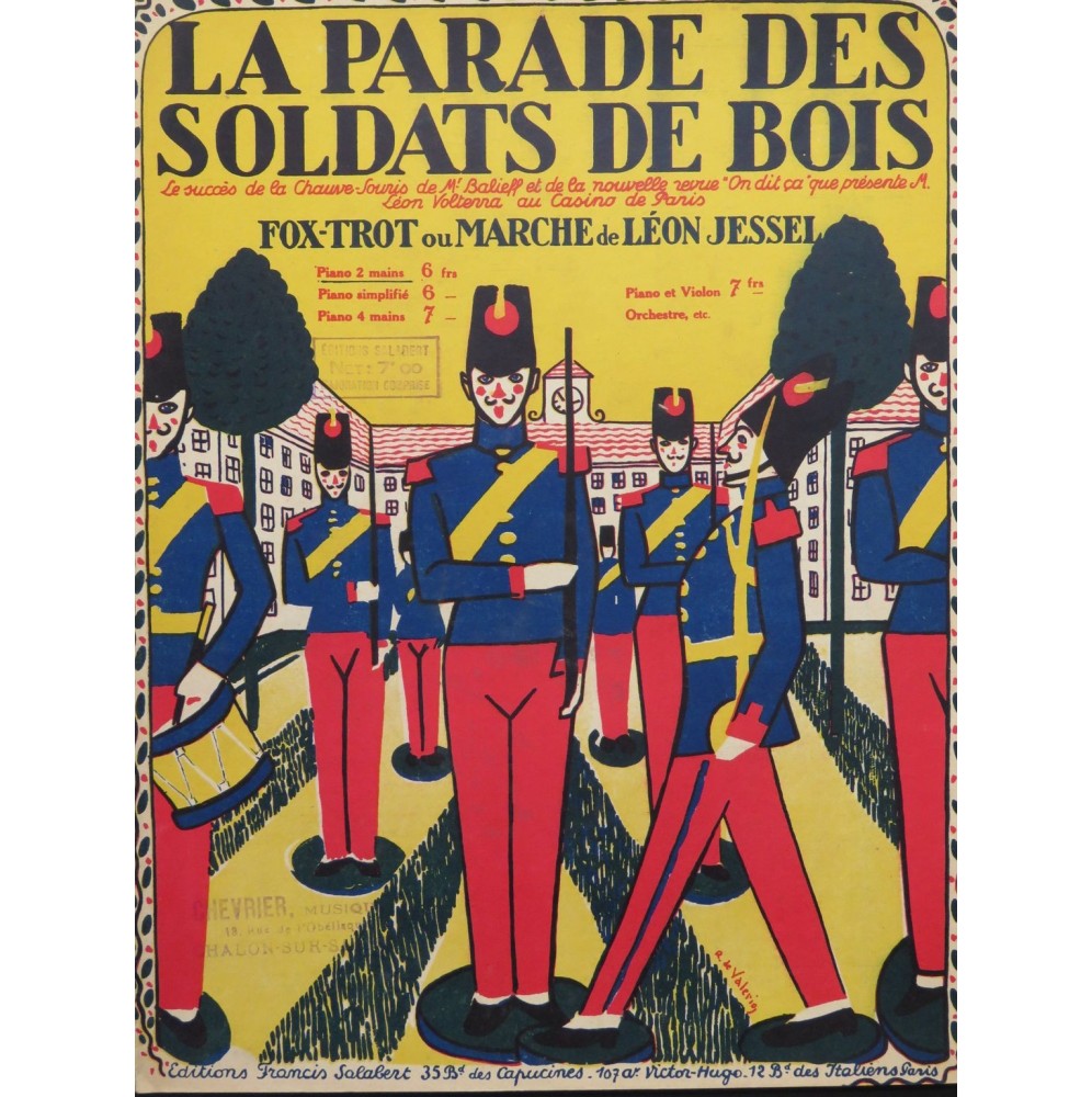 JESSEL Léon La parade des soldats de bois Piano 1911