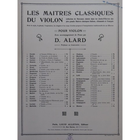 STAD Franz Sonate No 3 Violon Piano