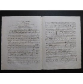 PANSERON Auguste L'Anglaise à Paris Chant Piano ca1830