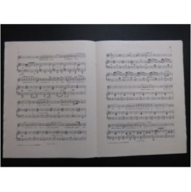 MASSENET Jules Nuit d'Espagne Chant Piano 1898