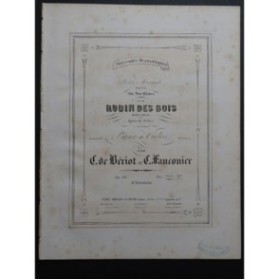 DE BÉRIOT FAUCONIER Robin des Bois Weber Piano Violon ca1855