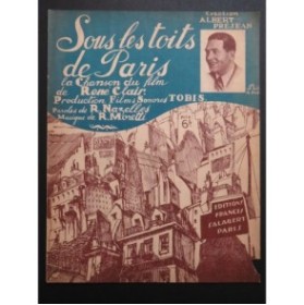 MORETTI Raoul Sous les toits de Paris Chant Piano 1930