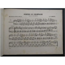 MARX Henri Ondines au Champagne Piano ca1850